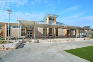 Fredericksburg TX high school common area